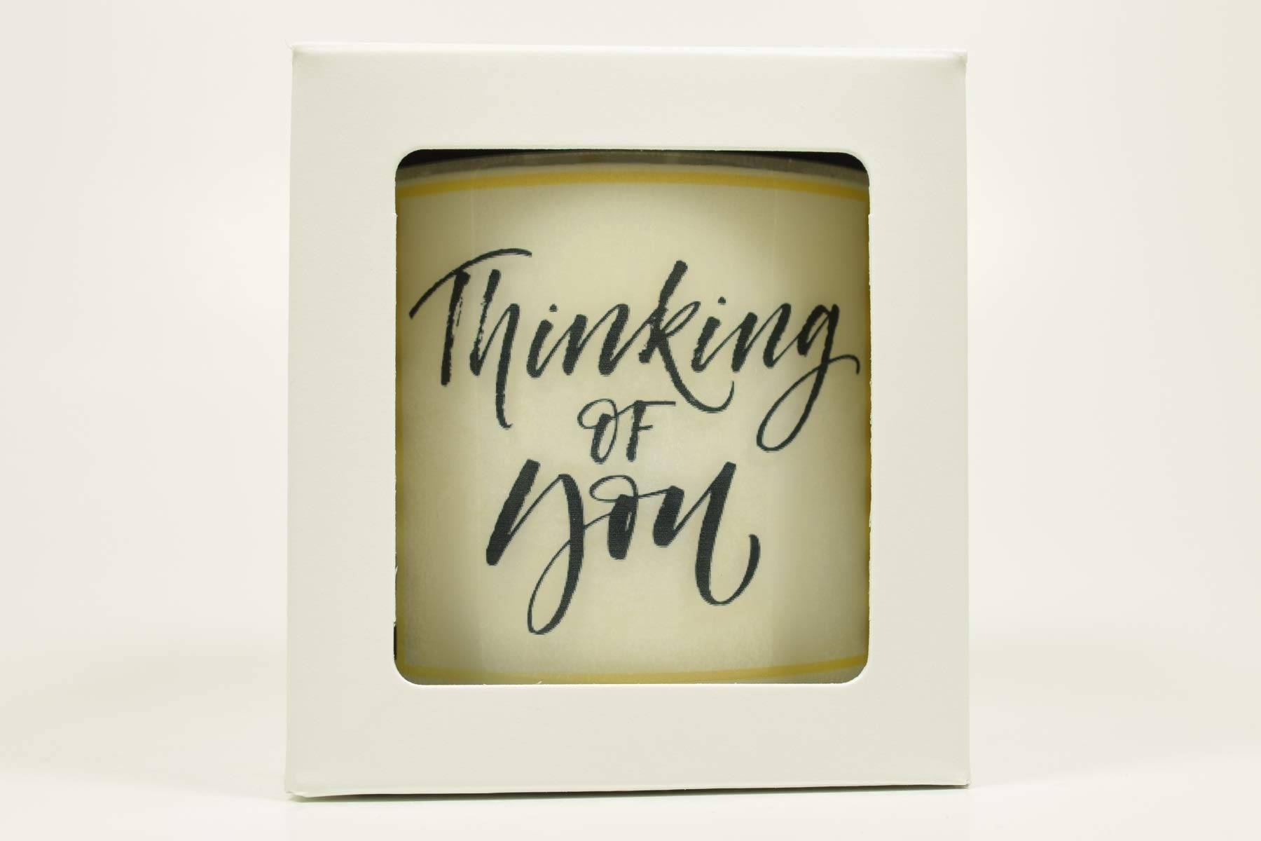 Thinking of You Soy Candle - 12oz Natural Handmade Scented Candle in Glass Jar, Perfect Gift for Her | Aromatherapy, Relaxation & Home Decor