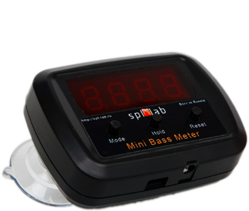 SPL LAB Mini Bass Meter - Professional Sound Pressure Level Meter for Car Audio & Home Theater - Perfect for Tuning Subwoofers and Speakers