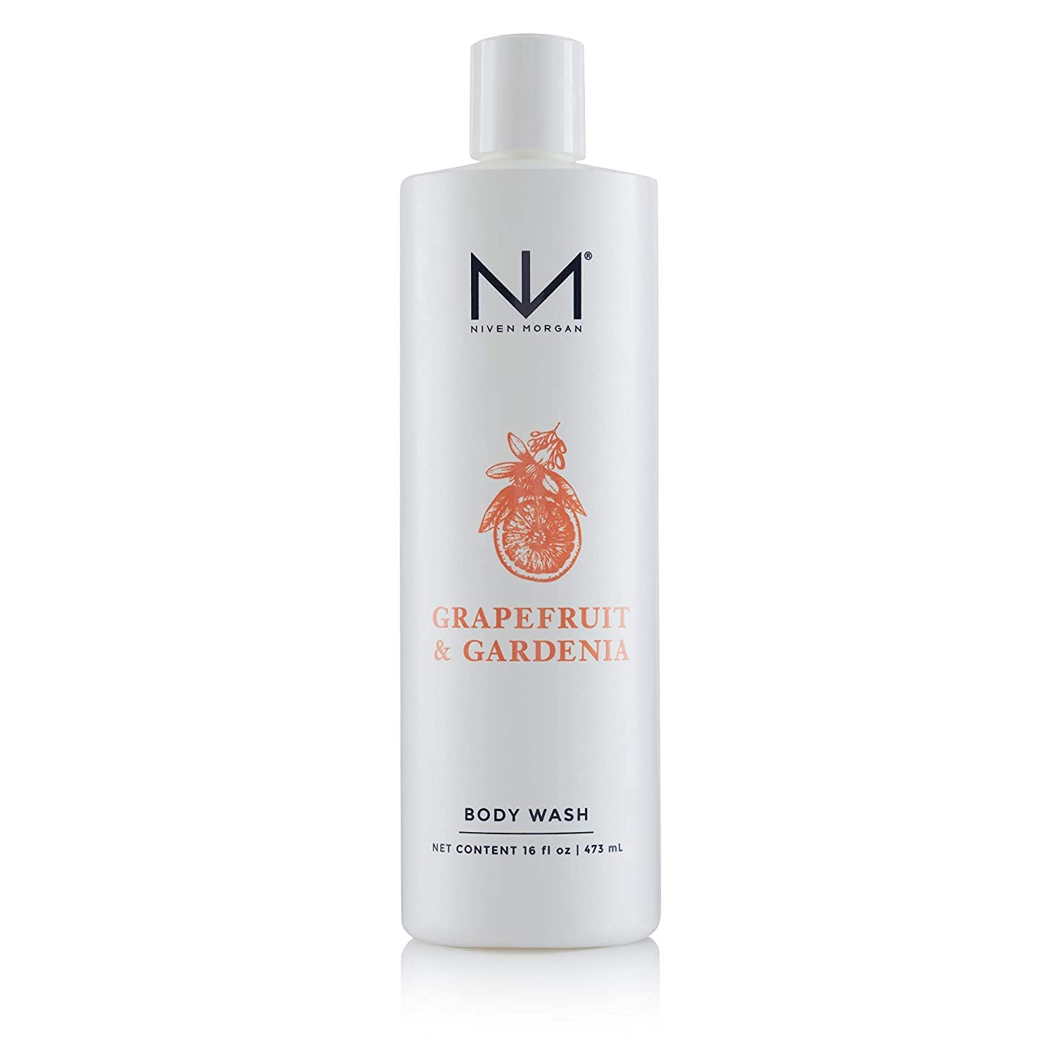 Niven Morgan Grapefruit & Gardenia Scented Body Wash - Refreshing Citrus Floral Shower Gel for Women & Men - Perfect for Daily Use, Spa Days & Relaxing Bath Time