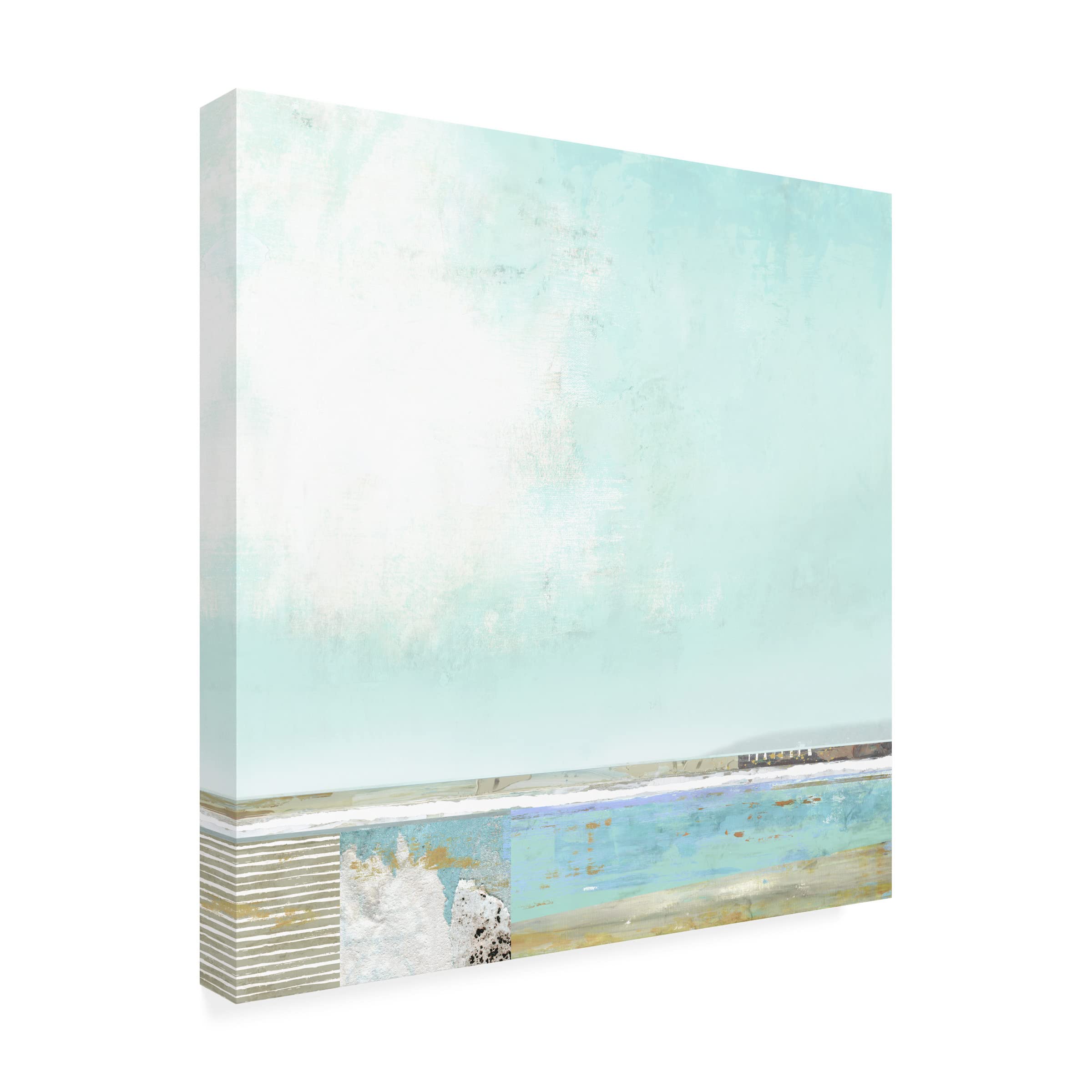 Trademark Fine Art 'Cape Cod Sky' Canvas Wall Art by Suzanne Nicoll - Coastal Beach Decor for Living Room, Bedroom & Office