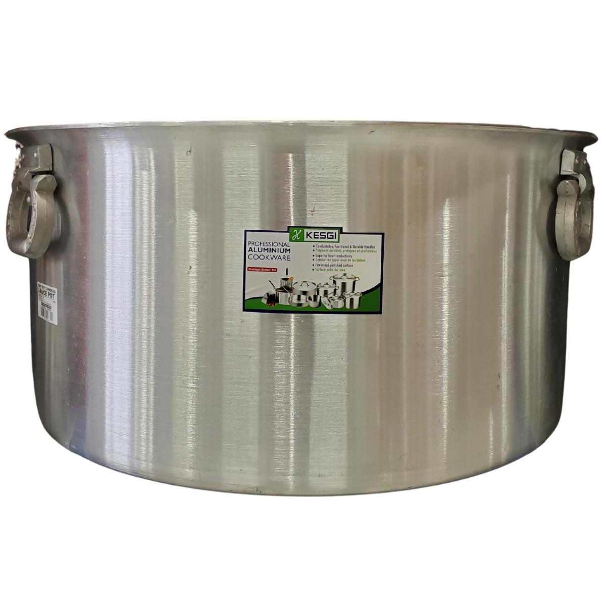 35x15 Inch 220L Heavy Duty Commercial Sauce Pot with Lid - Perfect for Restaurants, Catering & Large Batch Cooking