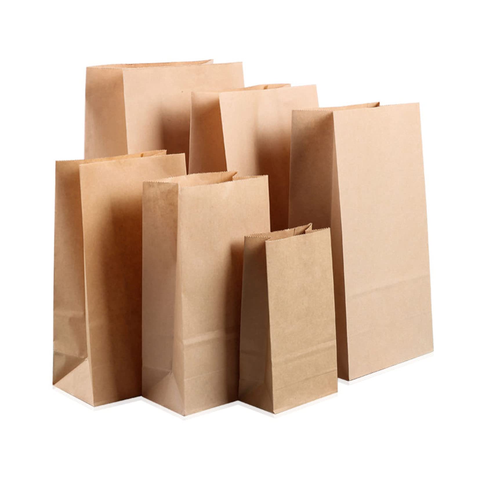 10-Pack Eco-Friendly Brown Kraft Paper Bags - Perfect for Storing Desserts, Bento Boxes, Snacks & Jewelry - Ideal for Parties, Picnics, Gifts & Small Business Packaging