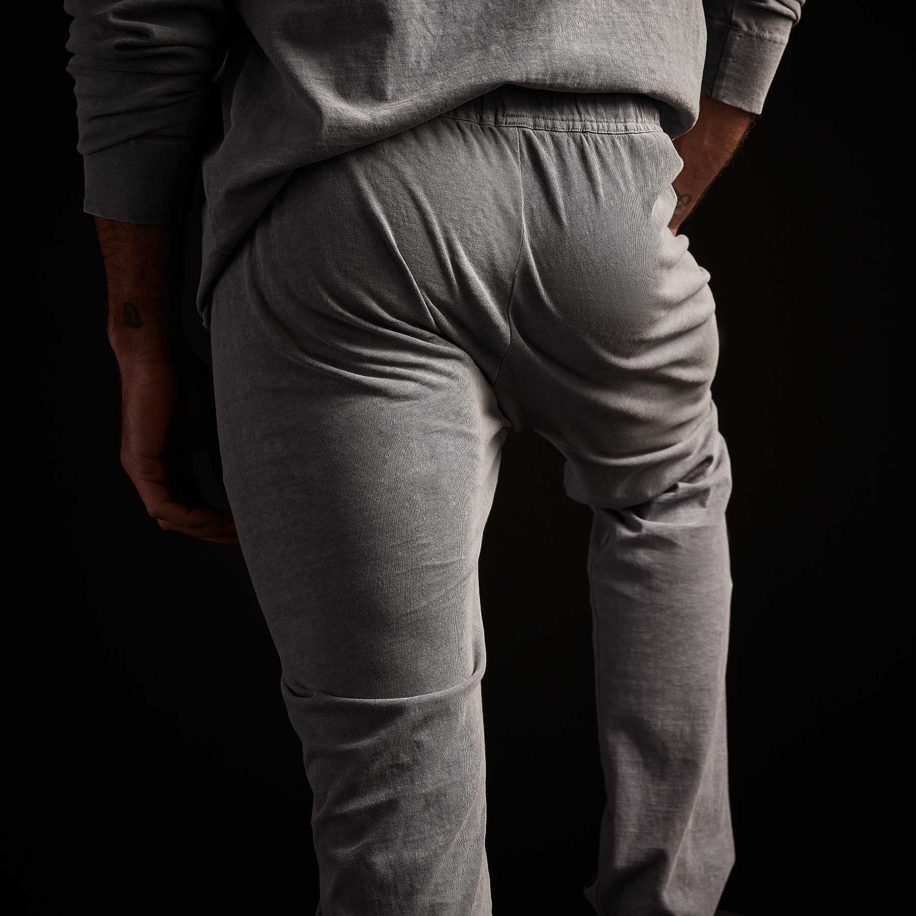 High Twist Jersey Pants with Arsenic Pigment - Comfortable Stretch Fabric for Casual Wear & Lounge