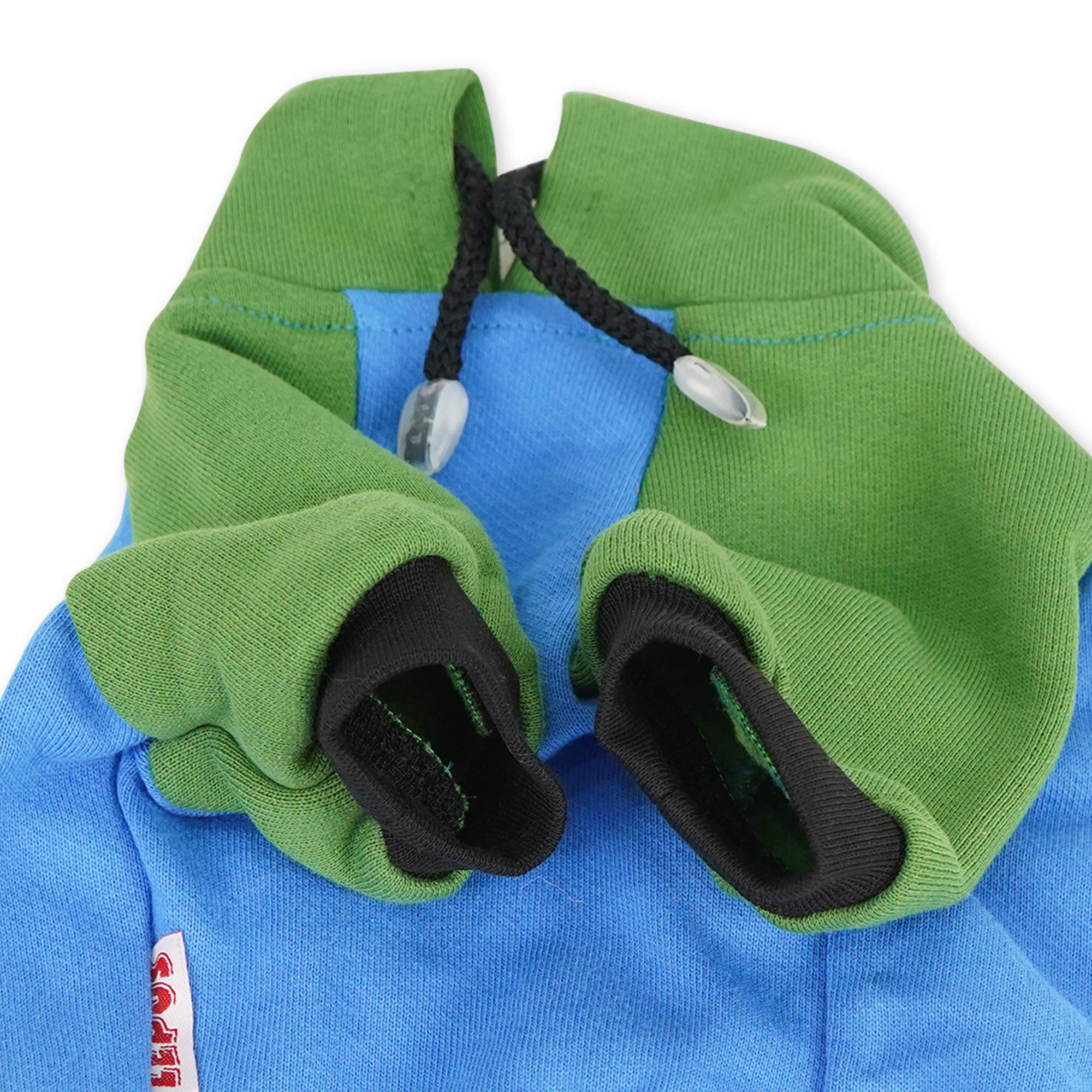 SussexHome XXL Dog Sweater - Warm Washable Winter Coat with High Collar for Large Dogs | Blue Pet Jacket for Cold Weather & Outdoor Adventures