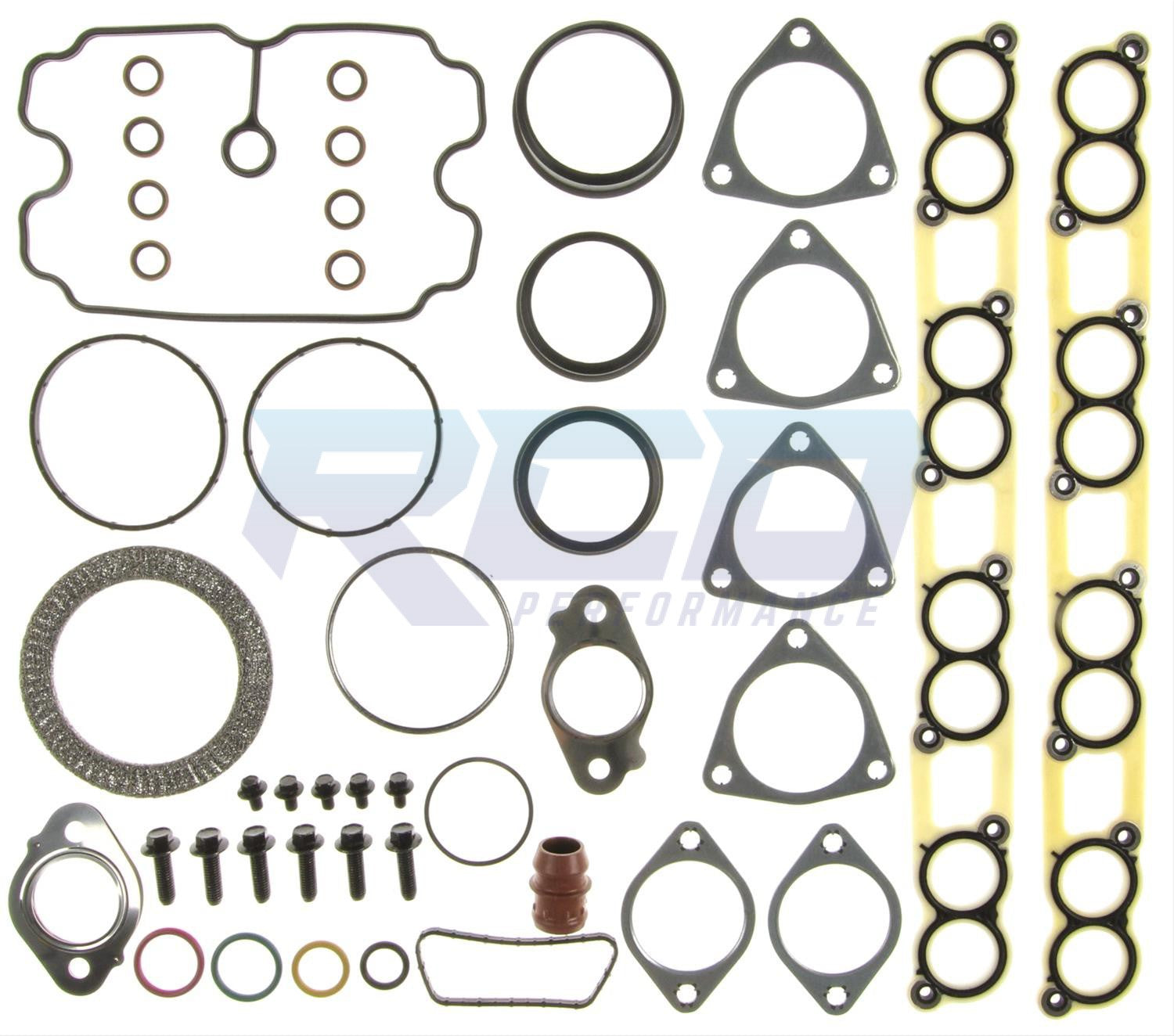 Mahle 6.4L Power Stroke Intake Manifold Gasket Set with Turbo Gaskets - Compatible with Ford 6.4L Diesel Engines - Perfect for Engine Rebuilds & Performance Upgrades