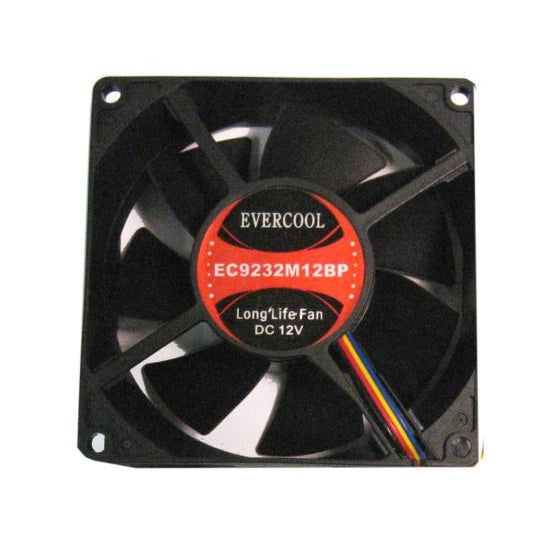 Evercool 92x92x32mm Medium Speed 12V DC Cooling Fan - EC9232M12BP - Perfect for PC Case, Electronics Cooling, and DIY Projects
