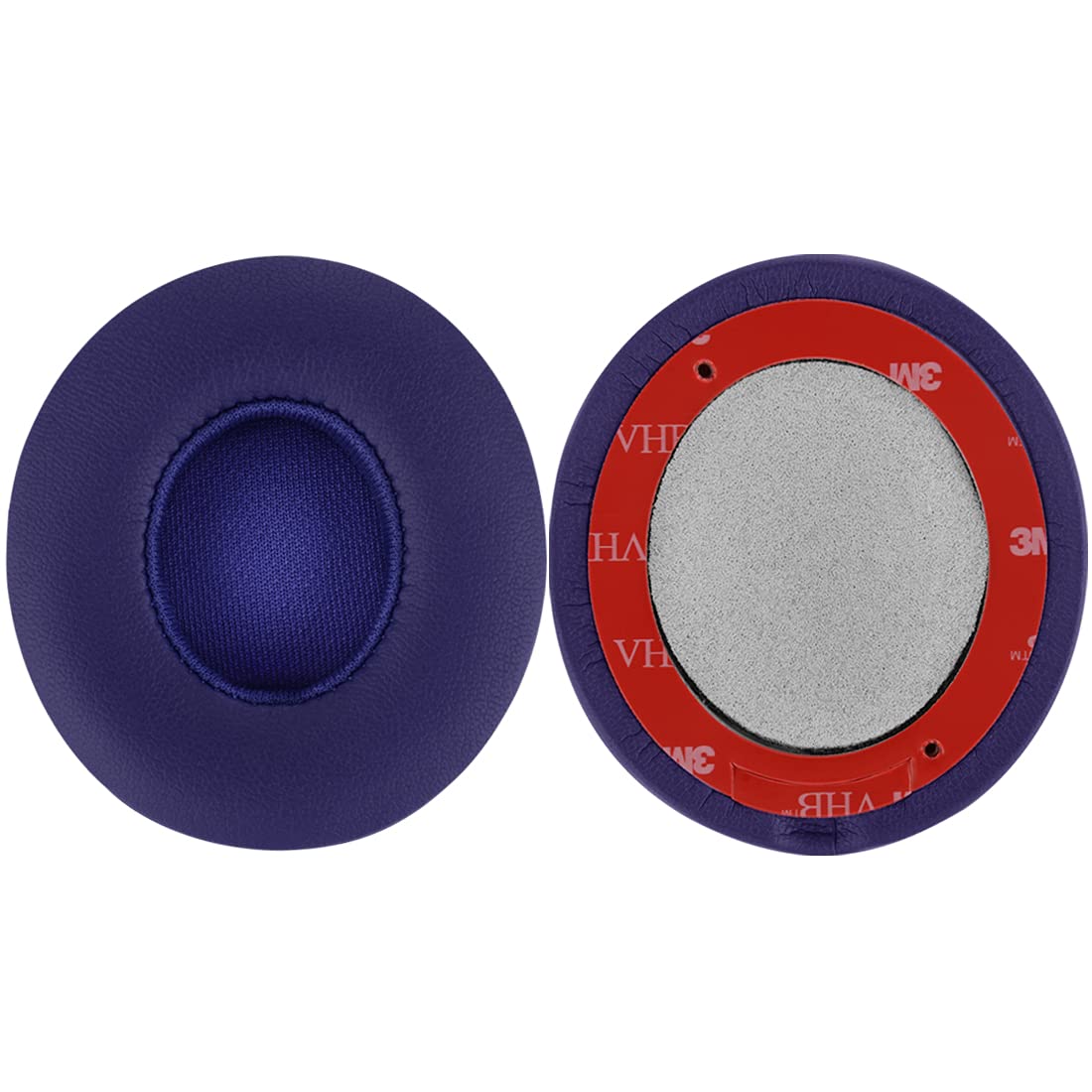 Geekria QuickFit Replacement Ear Pads for Beats Solo 3 Wireless On-Ear Headphones - Soft Memory Foam Ear Cushions (Pop Indigo) - Perfect for Gaming, Workouts & Travel Comfort