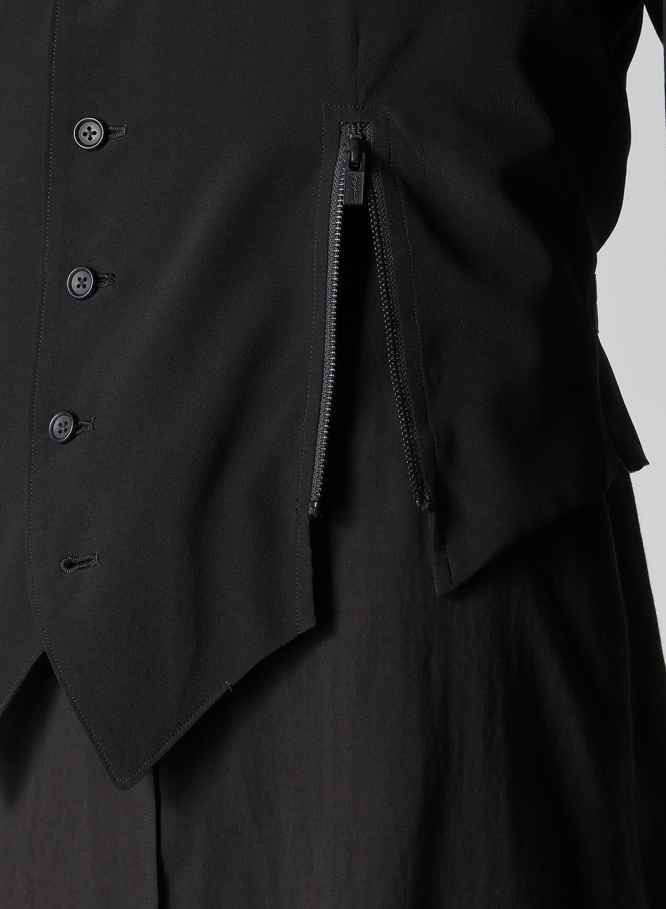 12M Silk Decine Left Zip Detail Vest - Elegant Baby Outerwear for Special Occasions & Photo Shoots