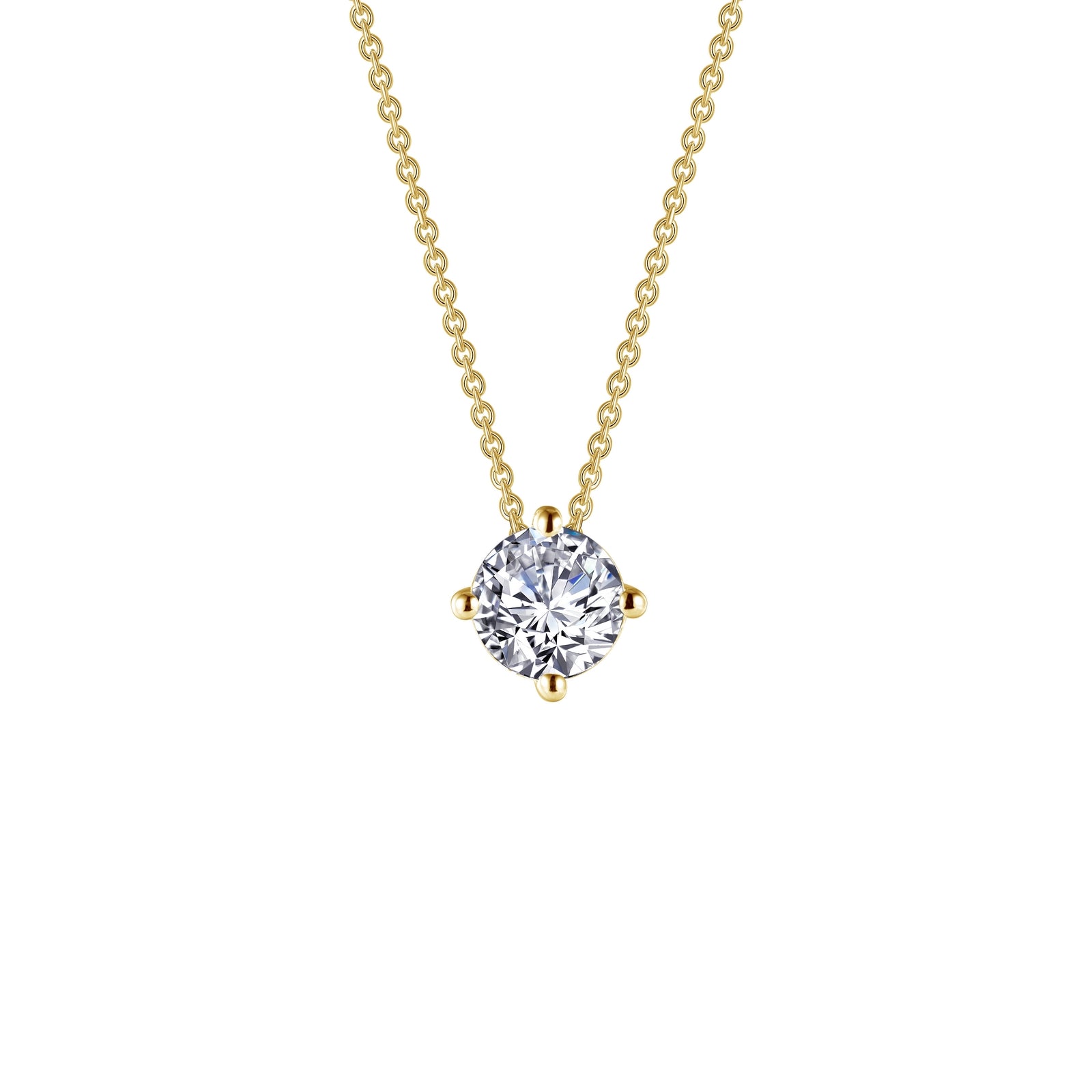 1.5 CTW Solitaire Diamond Necklace for Women - Elegant Pendant Jewelry for Weddings, Anniversaries & Special Occasions