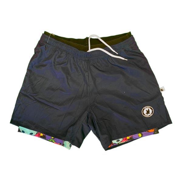 Navy/ Multi Neon Motley