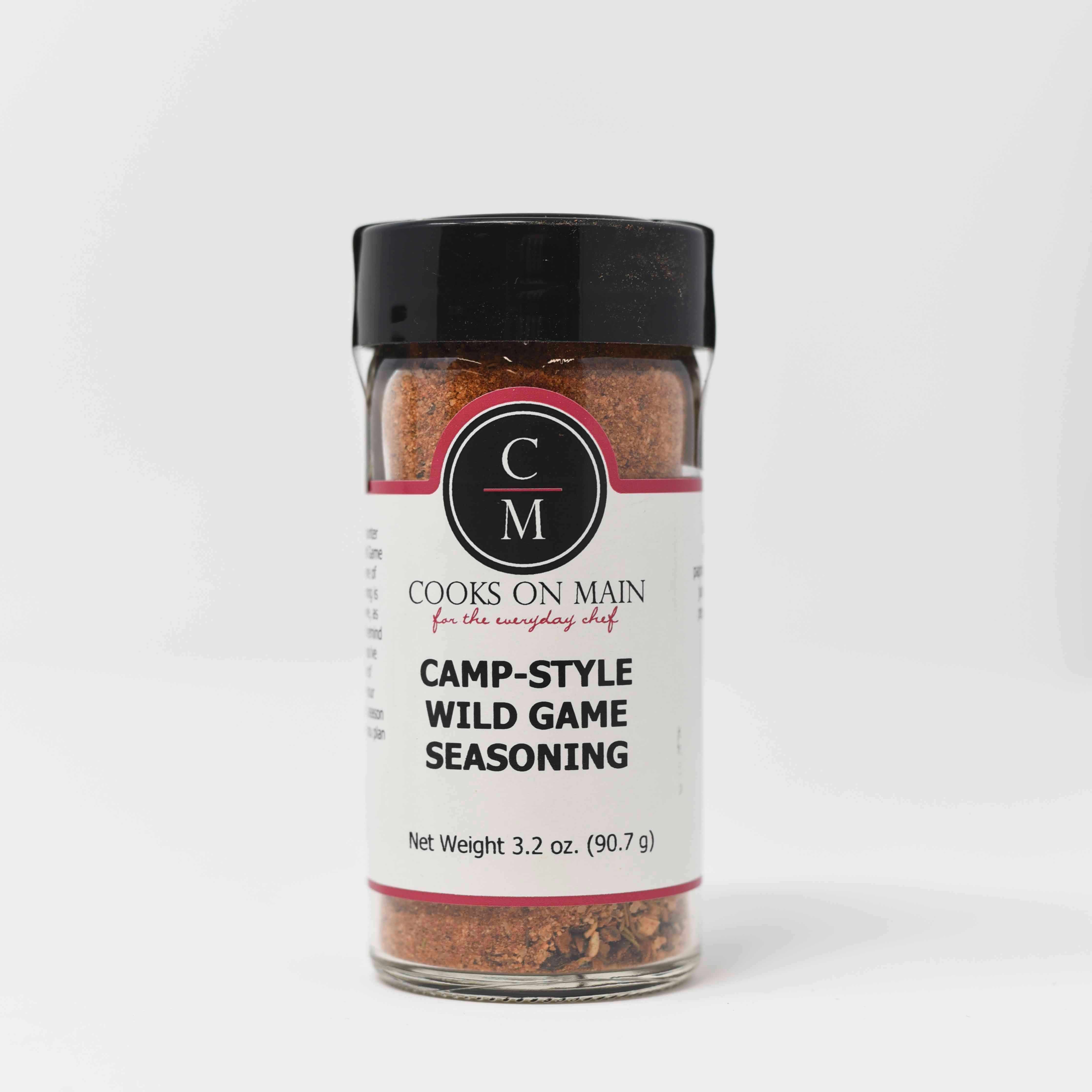 Premium Camp Style Wild Game Seasoning - All-Natural Spice Blend for Venison, Elk & Wild Boar - Perfect for Hunting Trips, Camping & Outdoor Cooking