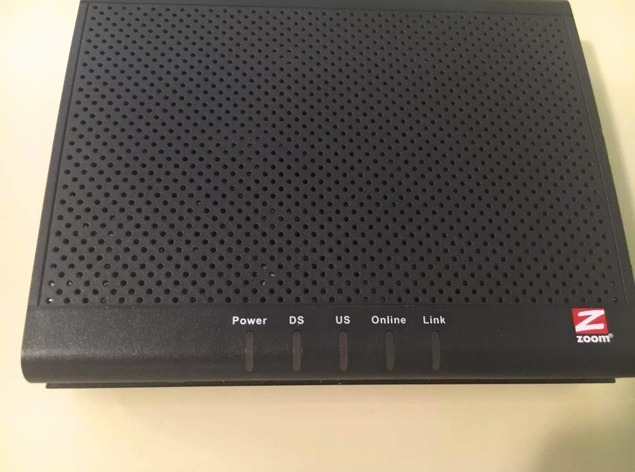 Zoom 5341 DOCSIS 3.0 High-Speed Cable Modem - Portable & Compatible with Major ISPs - Perfect for Home Office & Online Gaming