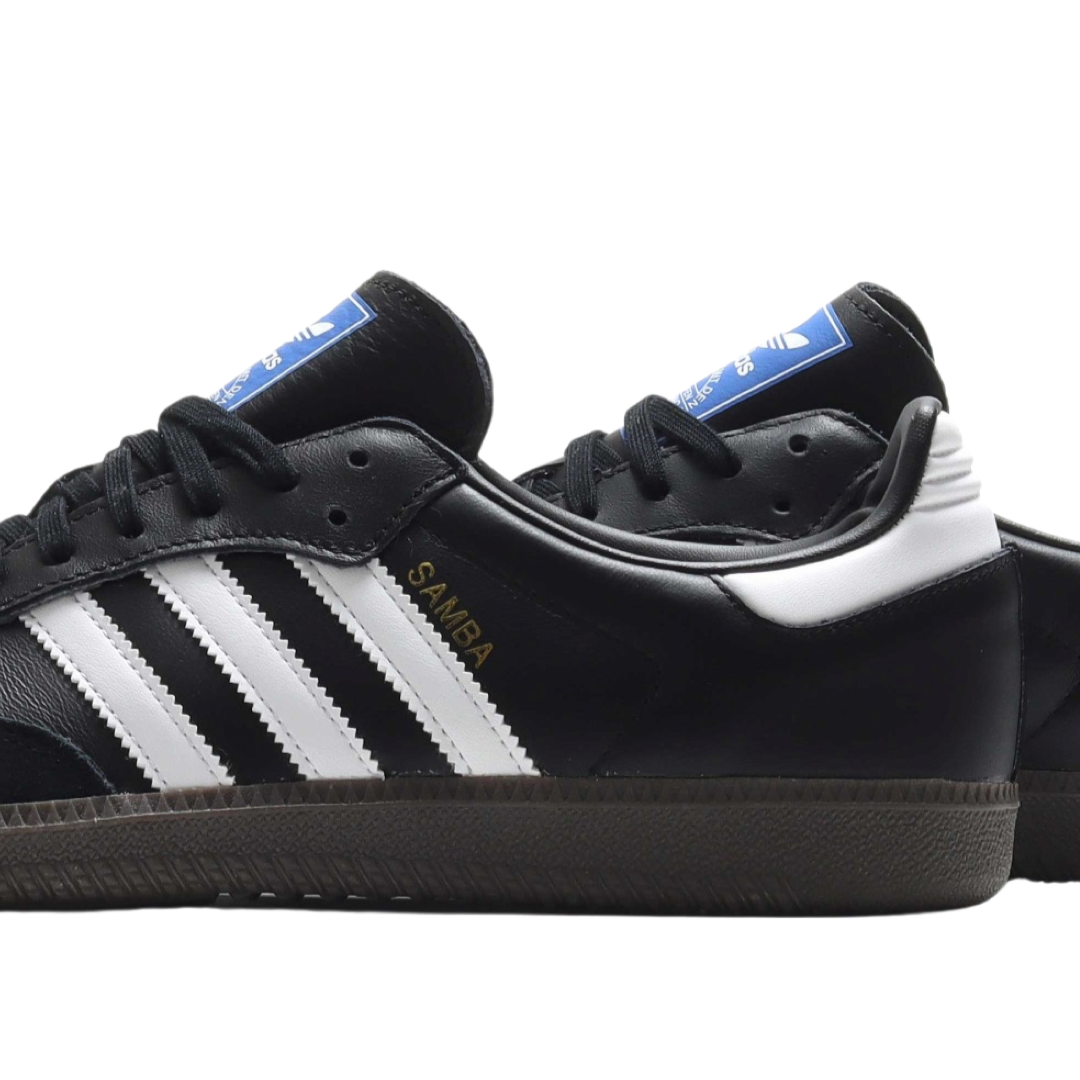 Adidas Samba OG Sneakers - Black & White with Gum Sole | Classic Retro Running Shoes for Men & Women | Perfect for Casual Wear, Street Style & Everyday Comfort