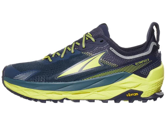 ALTRA Men's Olympus 5 Trail Running Shoes - Navy Blue | Lightweight Hiking & Outdoor Adventure Footwear for Men | Perfect for Trail Running, Hiking & Mountain Climbing