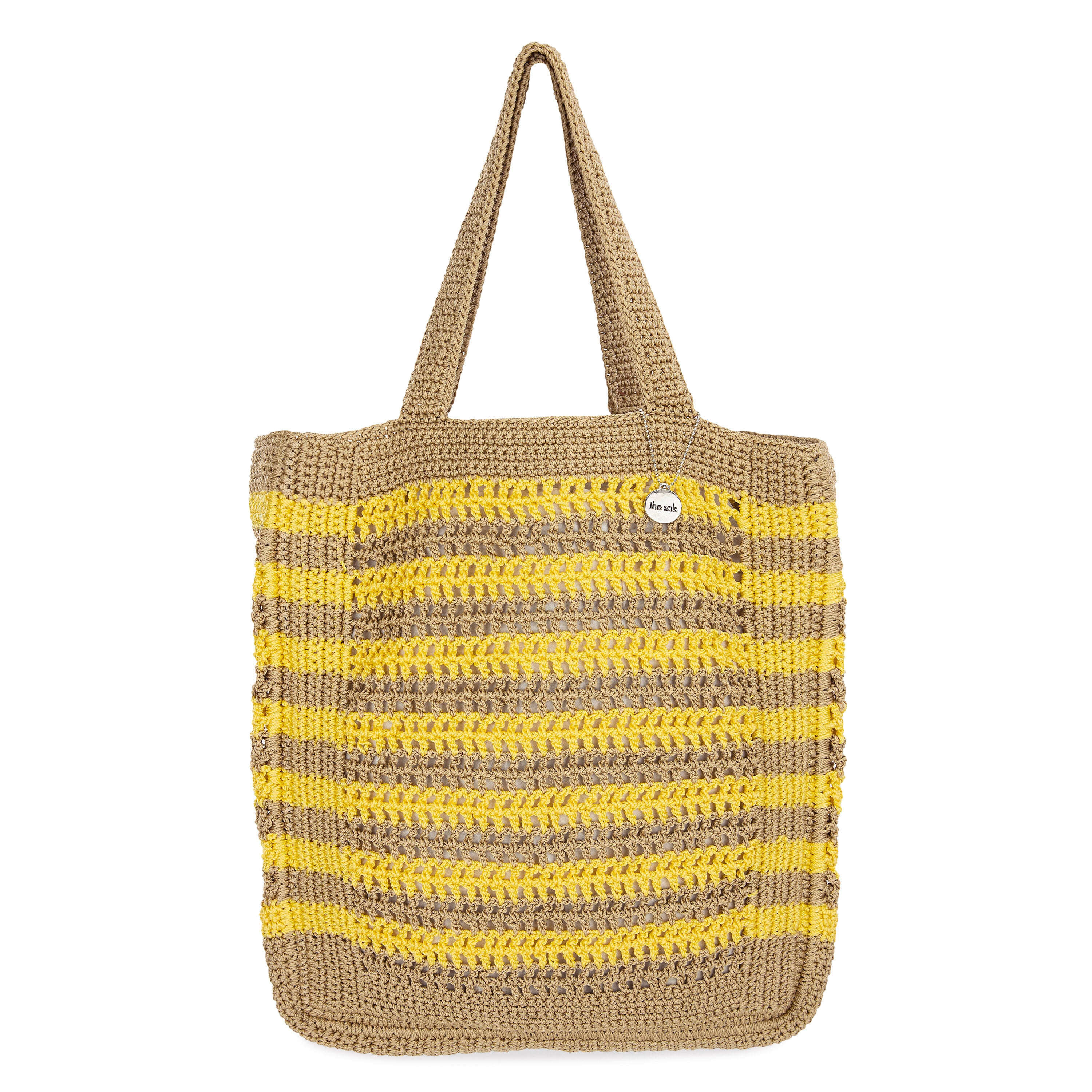 Lanie Market Tote Bag - Large Reusable Grocery Shopping Tote with Reinforced Handles - Perfect for Farmers Market, Beach Trips, and Everyday Errands