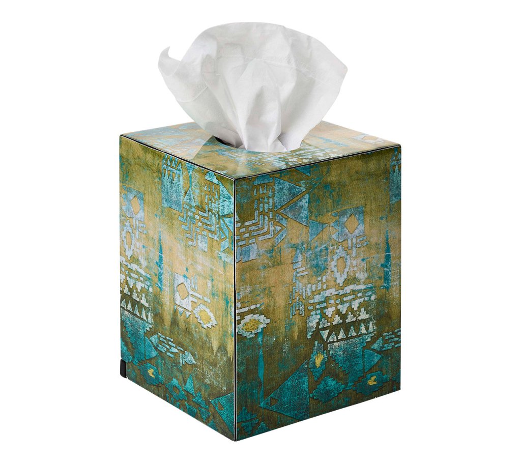 Mirage Decorative Tissue Box Holder - Stylish Home & Office Accessory for Living Room, Bedroom, or Bathroom