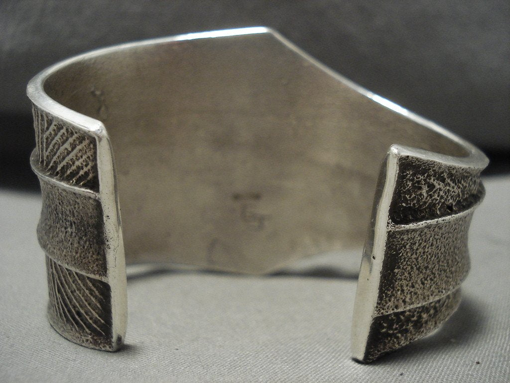 Authentic Navajo High Grade Sleeping Beauty Turquoise Tufa Cast Silver Bracelet – Native American Handmade Jewelry for Women, Boho Style Accessories, Perfect for Festivals & Special Occasions