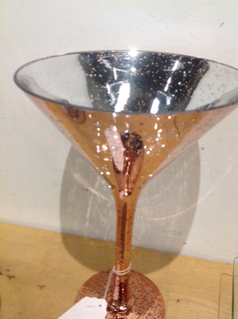13 Copper Martini Glasses - Elegant Cocktail Glasses for Martinis, Margaritas & Desserts - Perfect for Home Bars, Parties & Gifts