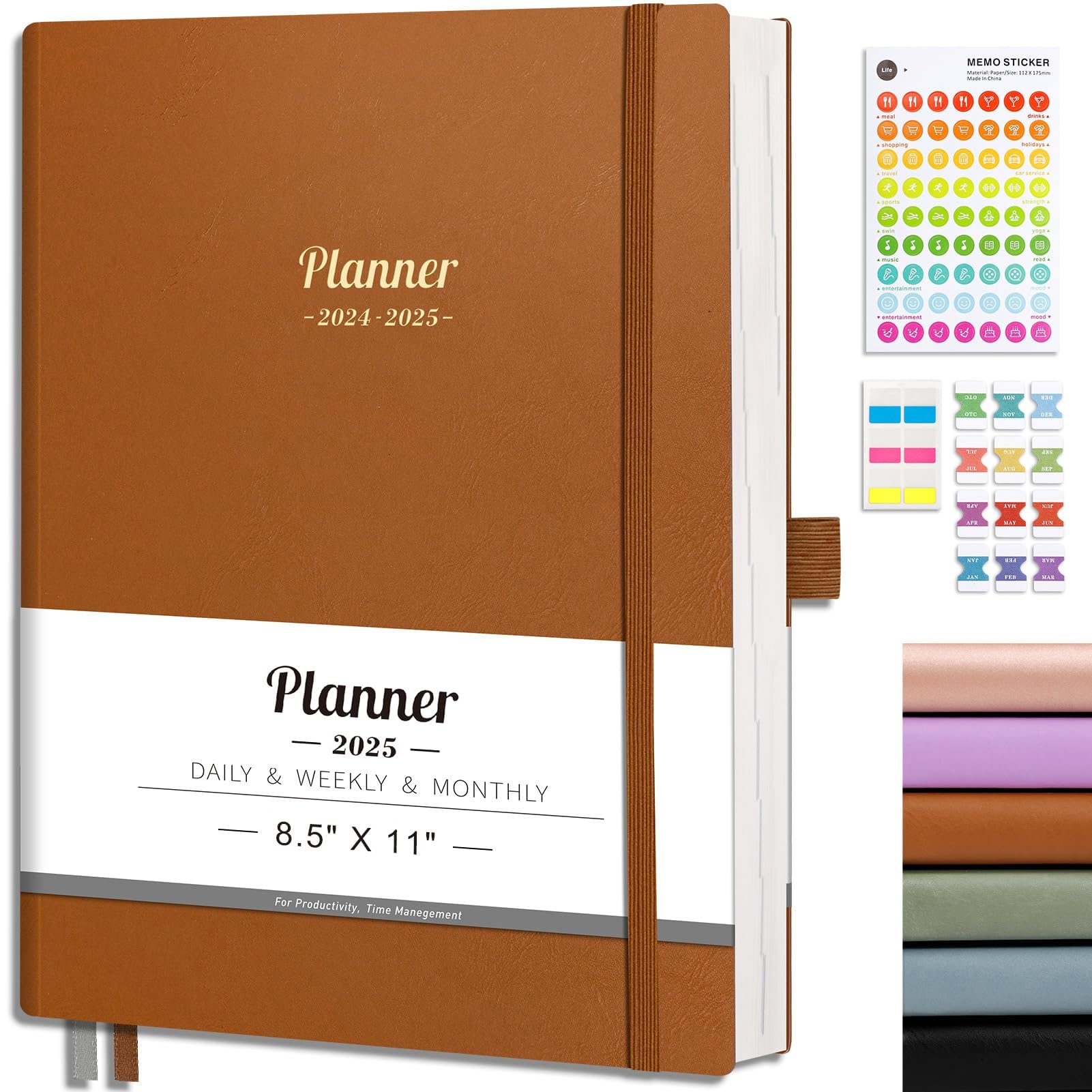 2025-2026 Planner - Weekly & Monthly Calendar Organizer (Jan 2025-Mar 2026) | A4 Size 8.5