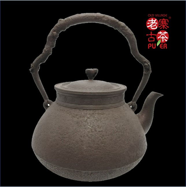 Authentic Japanese Nanbu Tetsubin Cast Iron Teapot - Handcrafted by Arisaka Tomiemon | Perfect for Tea Ceremonies, Home Brewing & Gift Giving