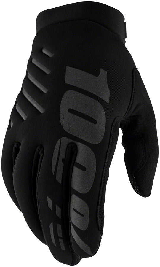 100% Brisker Youth Gloves - Black, Small Size - Perfect for Winter Sports, Outdoor Activities & Cold Weather Protection