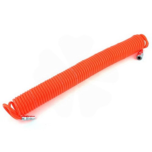 15M Long 8mm x 5mm Flexible PU Recoil Hose for Compressor Air Tool - High Pressure, Durable, Kink Resistant - Ideal for Airbrushing, Painting, Pneumatic Tools by Fuxell
