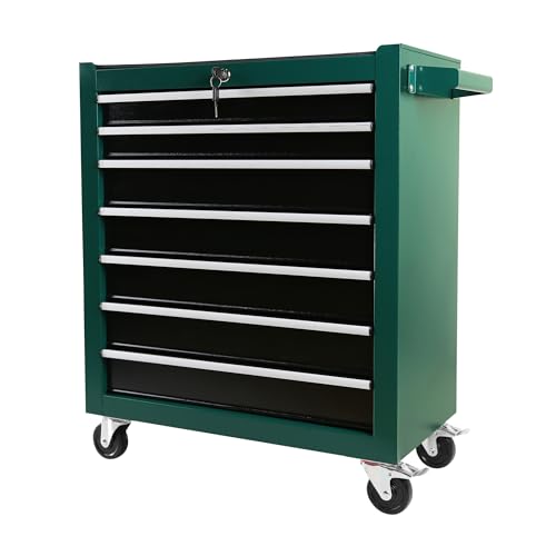 7 Drawer Green