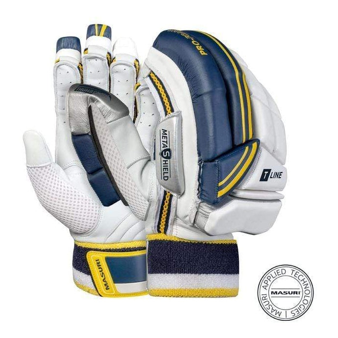 Masuri T Line Cricket Batting Gloves - Premium Leather Protection for Batsmen | Perfect for Practice & Match Play