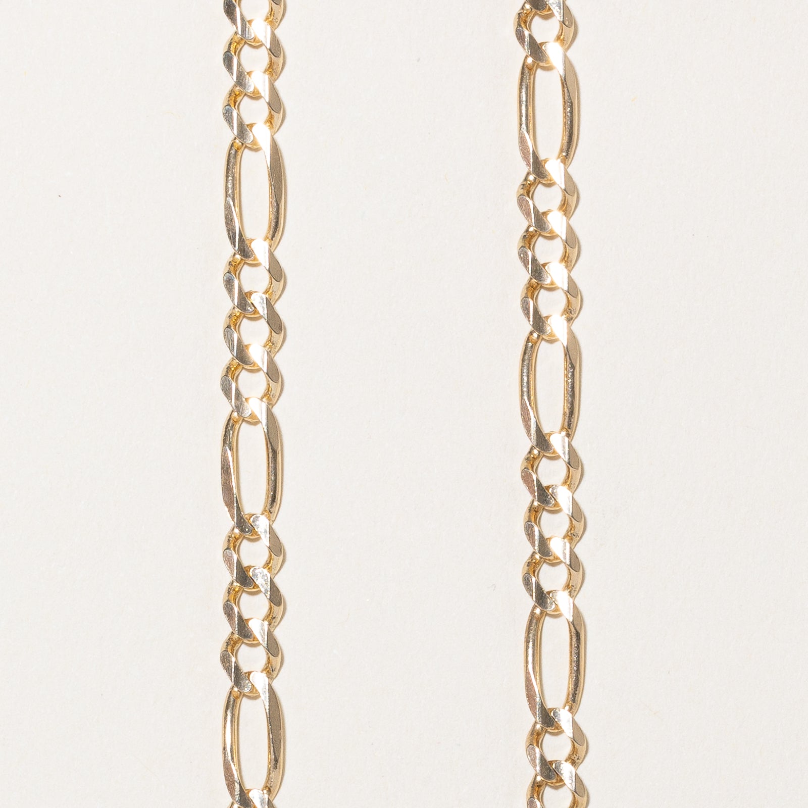10K Yellow Gold Figaro Chain Necklace for Men & Women | 4.69mm Width | 22 Inch Length | Perfect for Everyday Wear, Gifts & Special Occasions