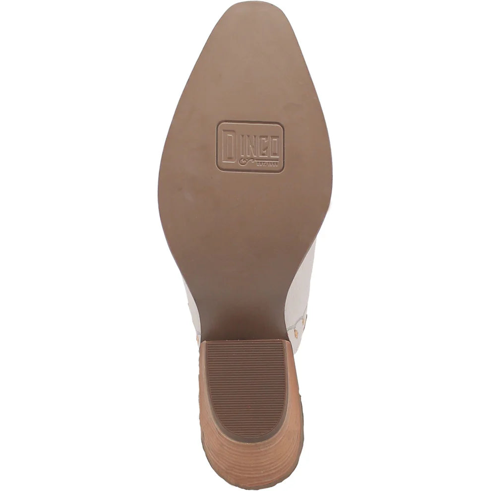 Wildflower Lad Mule with Embroidered White Design - Comfortable Slip-On Shoes for Men, Casual & Outdoor Wear