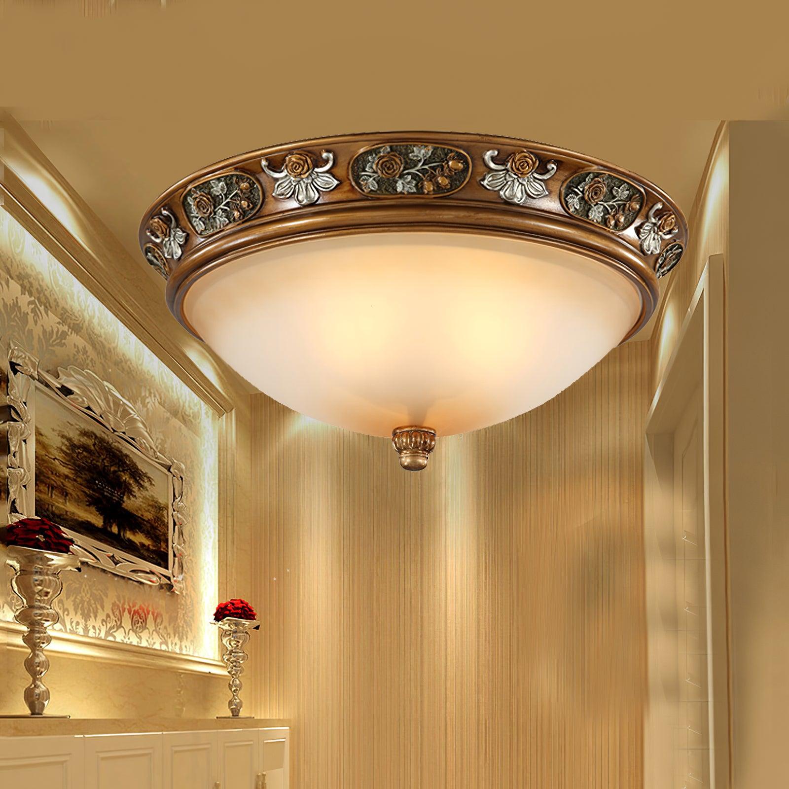 Deltana Recessed Ceiling Light Fixture - Waterproof Resin Housing - Dimmable LED Downlight for Bathroom, Kitchen, and Hallway Lighting