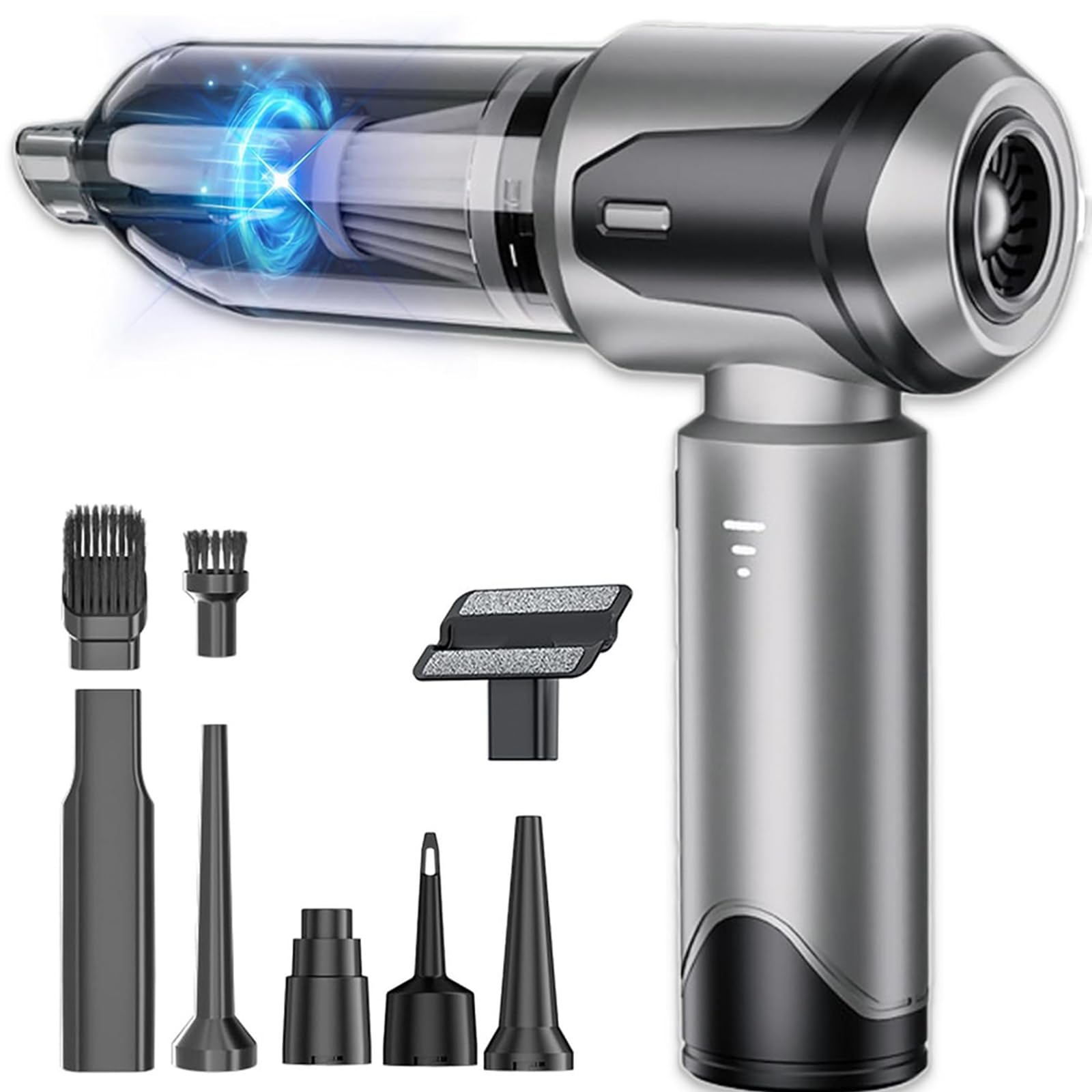 Arifly Pro V3 Wireless Handheld Car Vacuum Cleaner - Portable Air Blower & Strong Suction Rechargeable Vacuum for Cars, Home & Office | Perfect for Car Detailing, Pet Hair Removal & Quick Cleanups