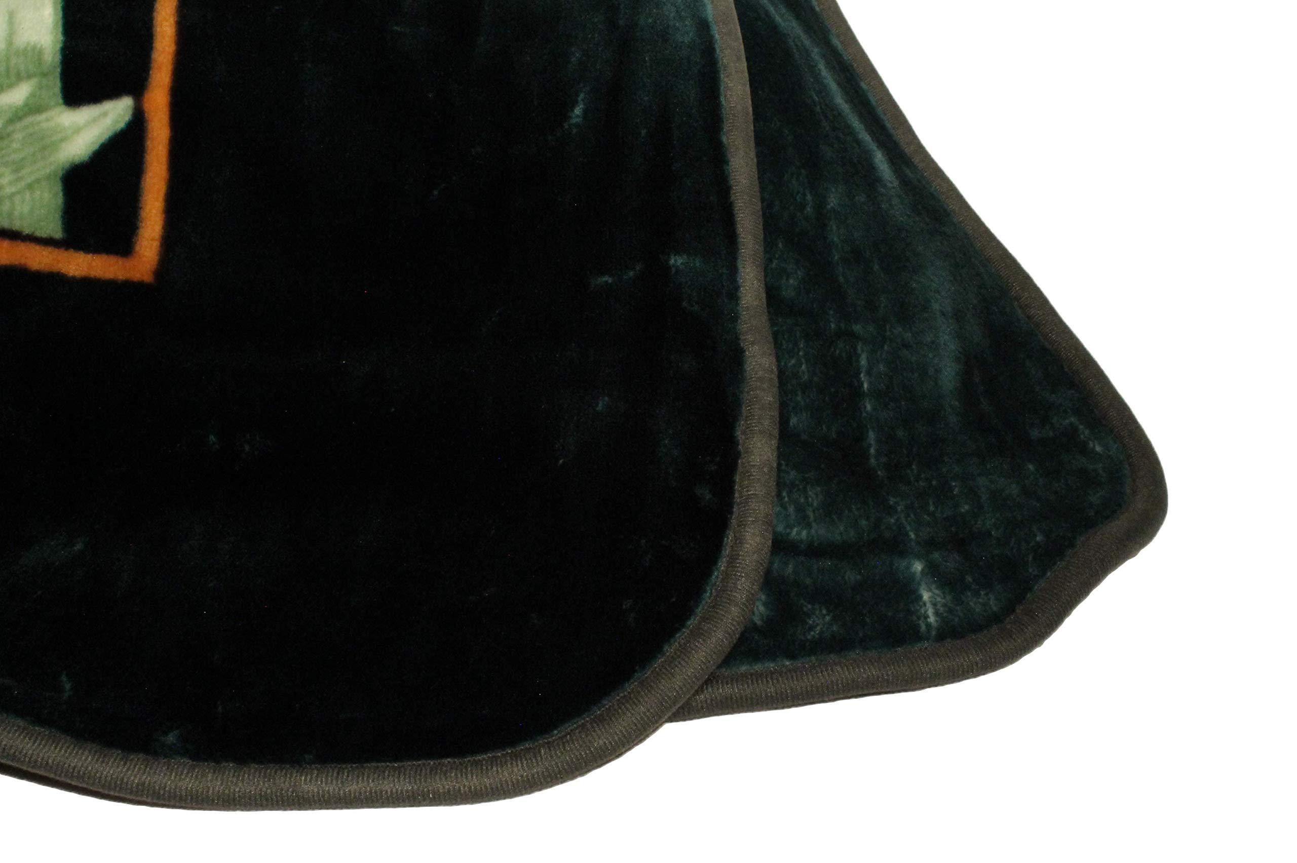 Premium Thick Mink Plush Blanket - Korean Style Queen Size Soft Cozy Throw (Green Pandas BM86) for Bed, Sofa, Couch & Home Decor
