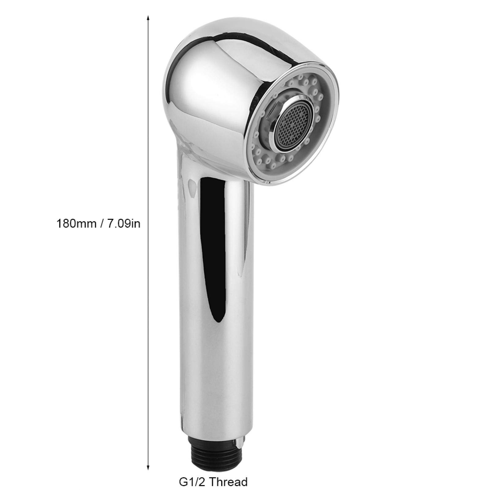 Pull Out Sink Sprayer Head Replacement - Kitchen Faucet Spray Nozzle with 360° Swivel for Easy Cleaning | Durable Stainless Steel Sprayer Head | Perfect for Washing Dishes, Fruits & Vegetables in Home Kitchen