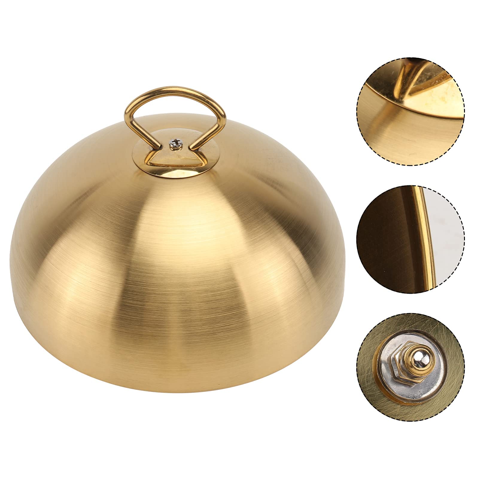 Stainless Steel Food Covers - 20CM Round Food Protectors & Domes for Outdoor Picnic, Home Kitchen, Cake Display, and Party Serving - Rustproof & Durable Kitchen Essentials