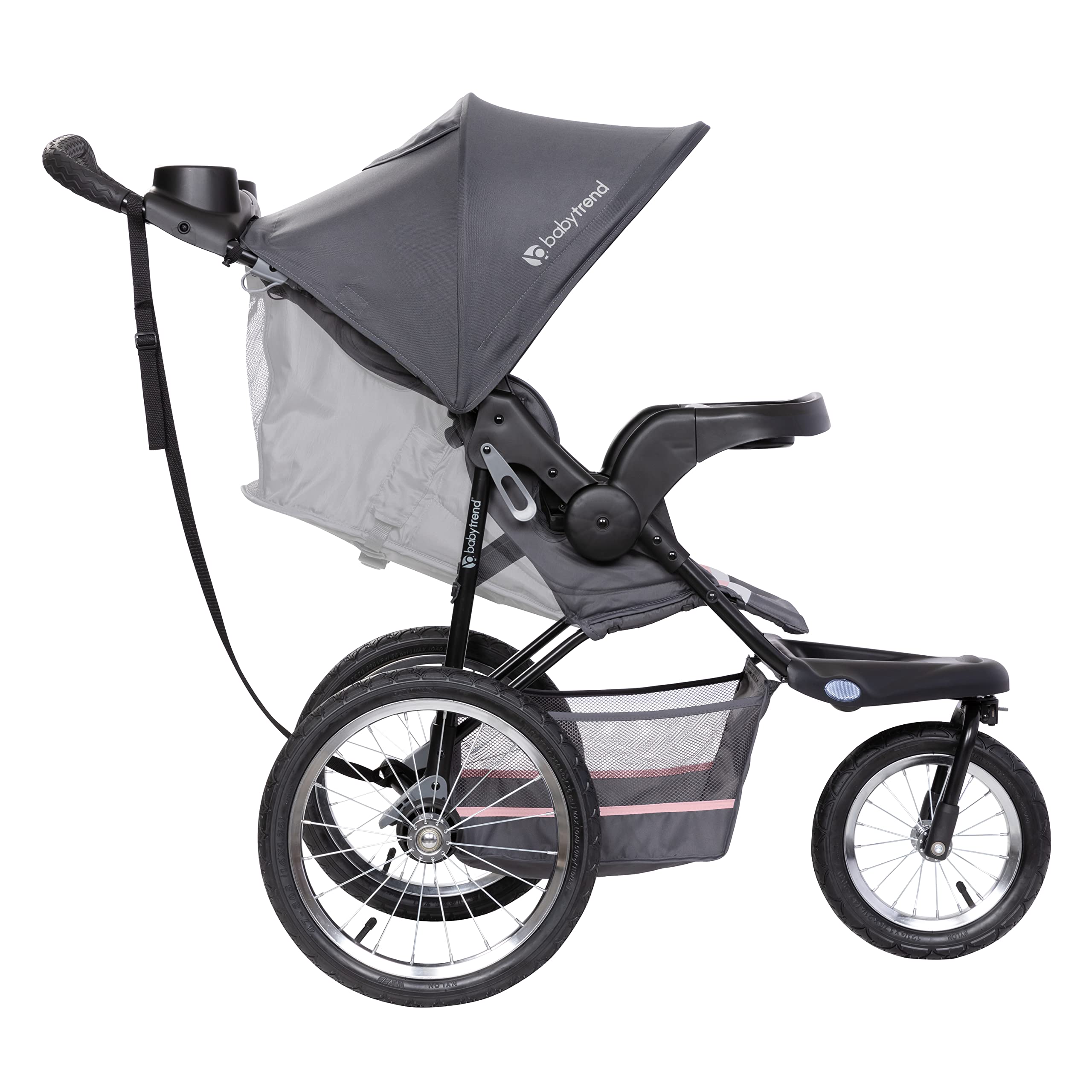 Baby Trend Expedition® Jogger Stroller - Lightweight & Compact, Dash Pink for Newborns & Toddlers | Perfect for Outdoor Walks, Jogging & Travel