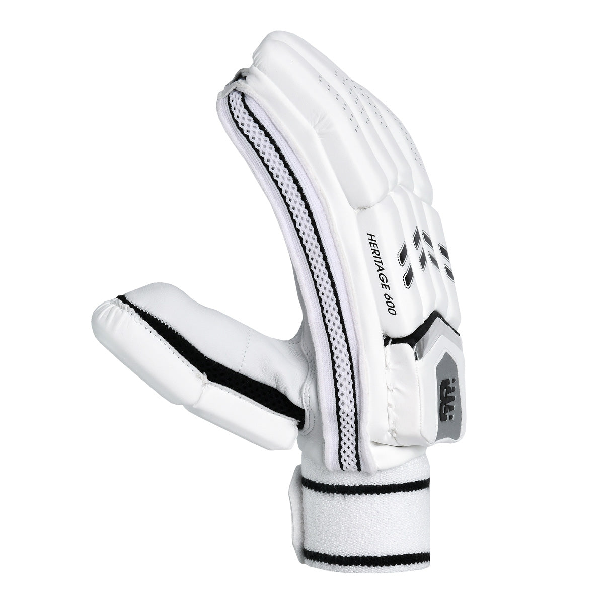 New Balance Heritage 600 Cricket Batting Gloves - Premium Leather Protection for Cricket Players | Perfect for Practice & Match Play