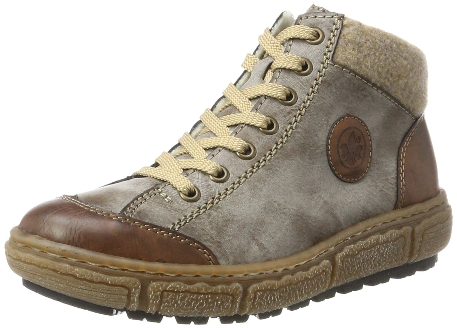 Rieker Women's High-Top Sneakers - Comfortable Casual Shoes for Walking, Running & Everyday Wear | Fashionable Athletic Footwear for Women