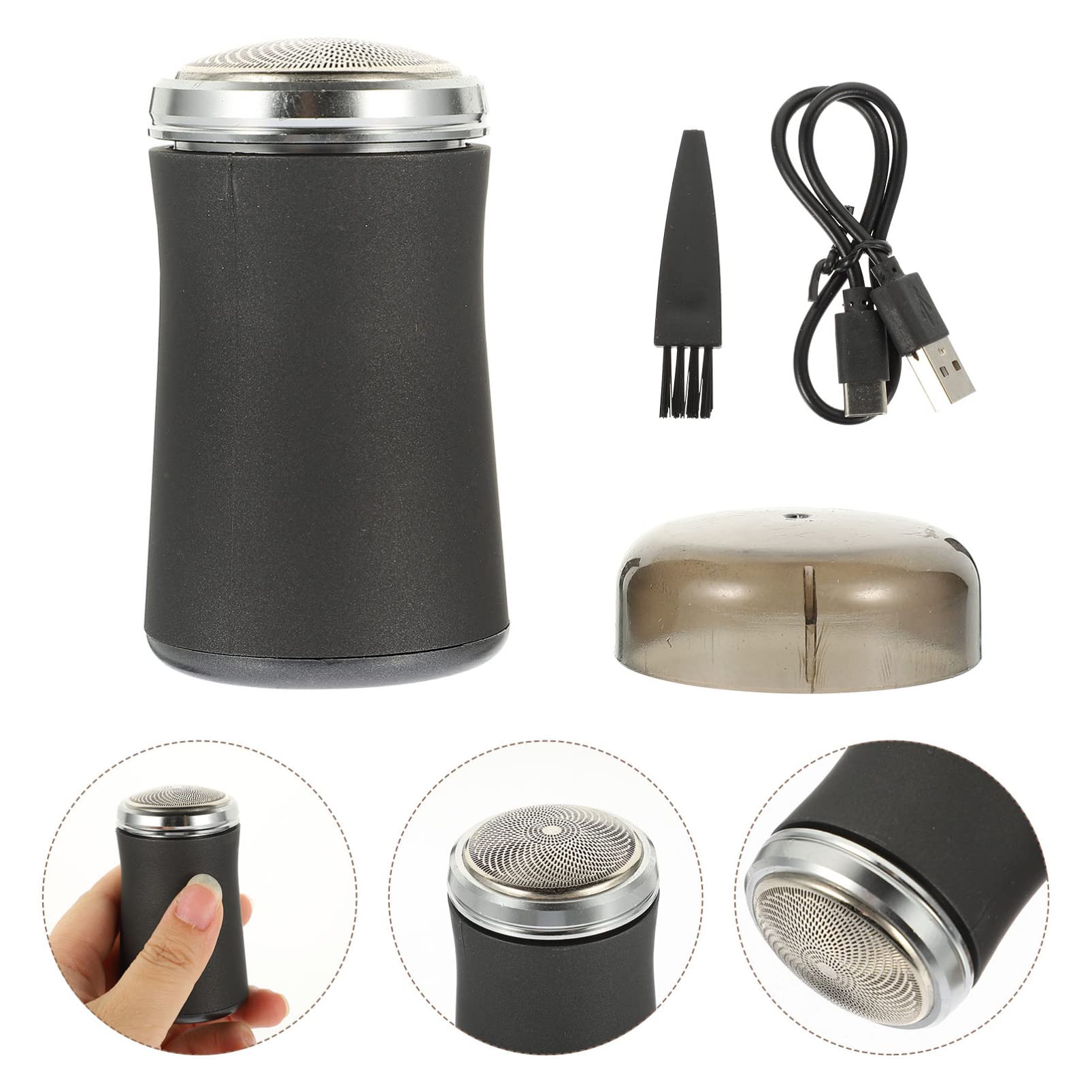 USB Rechargeable Electric Shaver for Men - 3D Floating Head Waterproof Mini Razor - Perfect for Travel, Gym & Daily Shaving