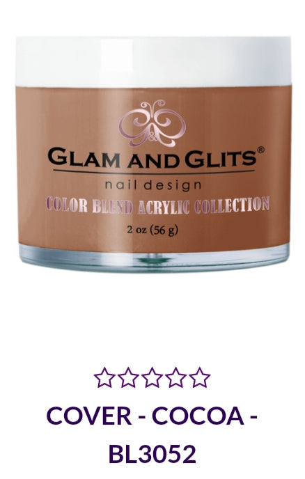 GLAM AND GLITS COLOR BLEND COLLECTION VOL.2 BL3052 - 2 oz COCOA Eyeshadow Palette | Vegan & Cruelty-Free Makeup for Professional & Everyday Use | Perfect for Parties, Weddings & Special Occasions