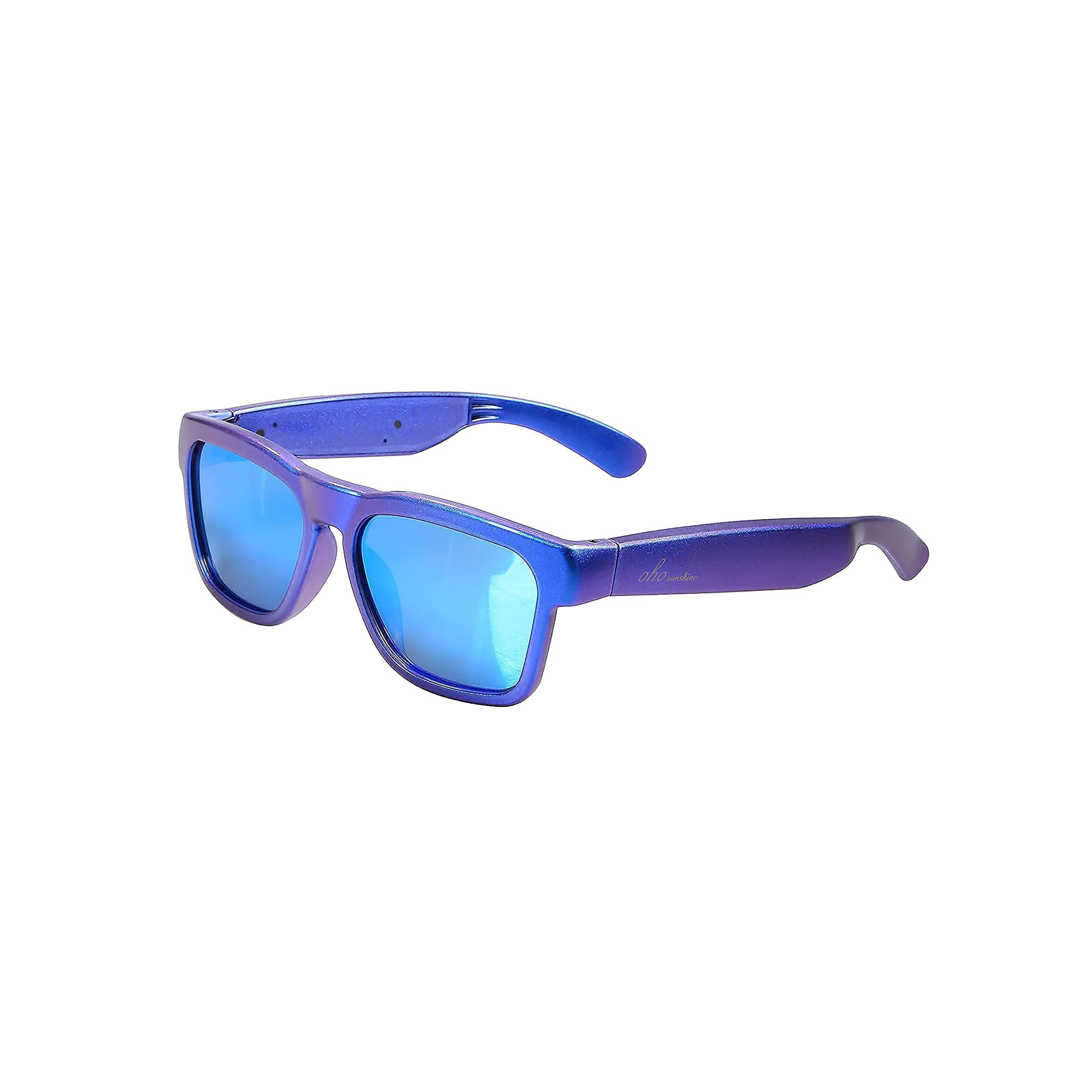 OhO Sunshine Chameleon Audio Glasses with IP66 Camera - Smart Sunglasses with Built-in Speakers & HD Recording - Perfect for Outdoor Activities, Travel, and Hands-Free Calls