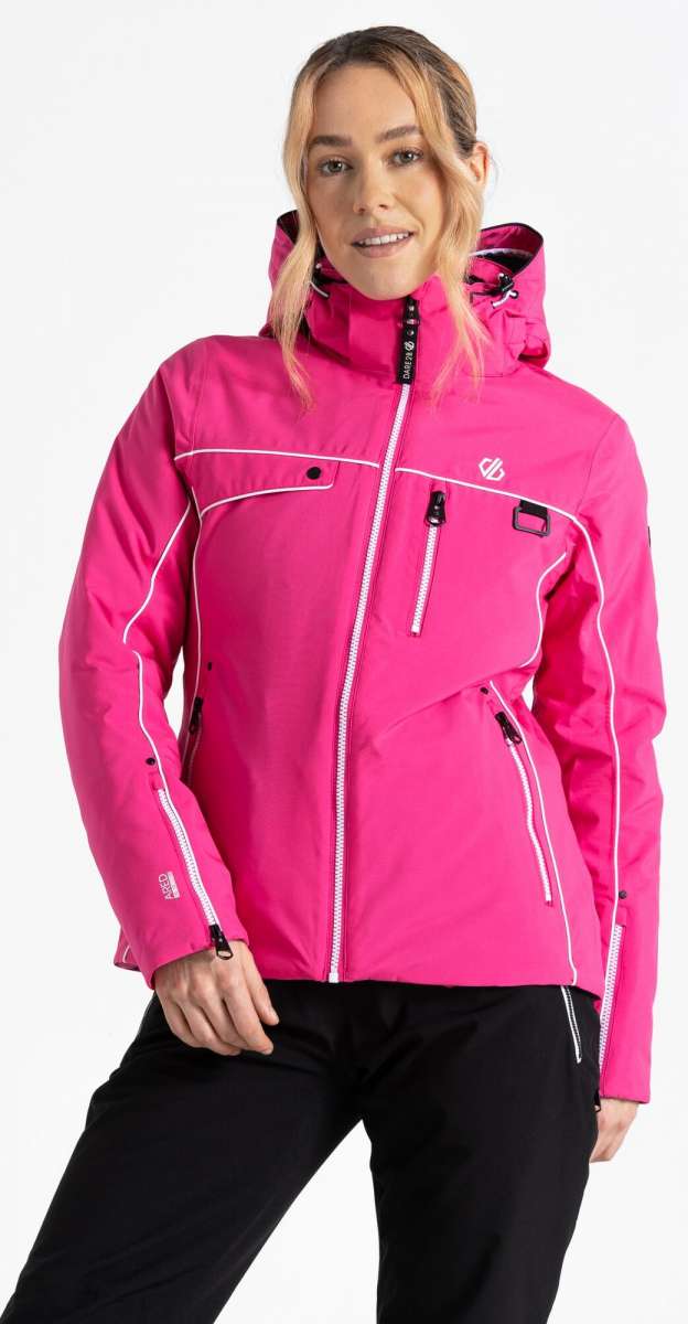 Dare2B Women's Insulated Winter Jacket 2024 - Waterproof Windproof Ski Coat for Cold Weather, Hiking & Outdoor Activities