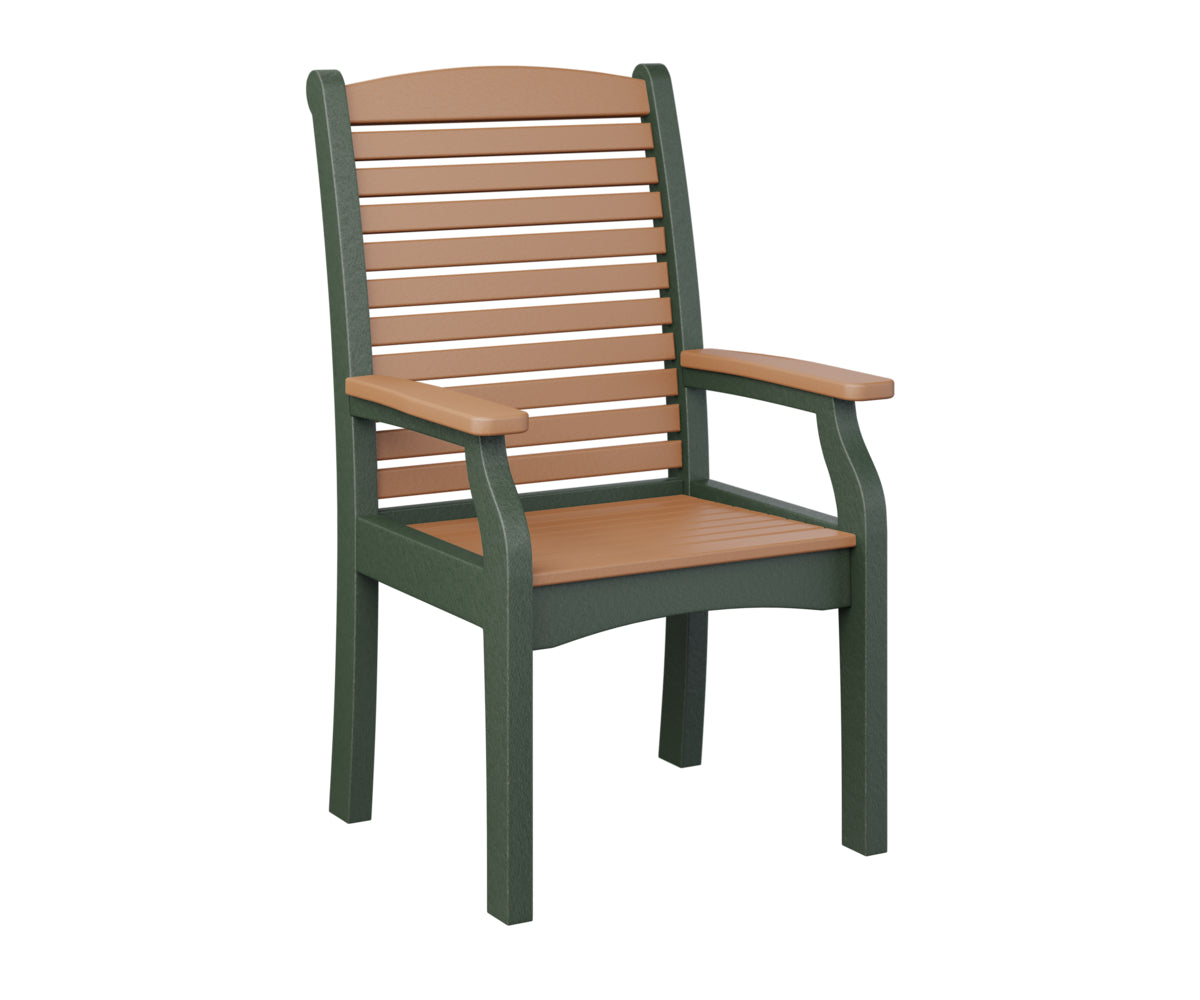 Berlin Gardens Classic Terrace Dining Chair - Weather-Resistant Outdoor Patio Furniture for Garden, Deck, and Poolside Use