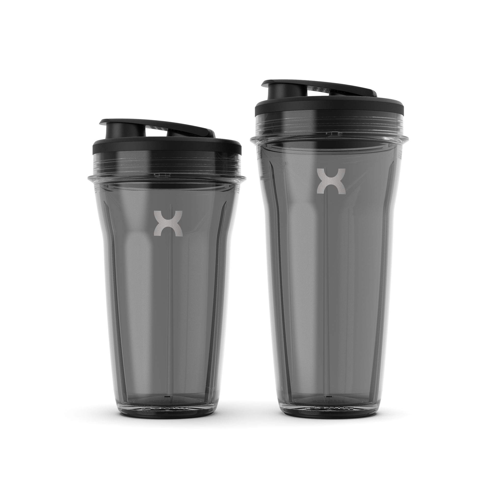 Promixx MiiXR X7 Personal Blender for Protein Shakes, Smoothies & Meal Prep - 7-Piece High Performance Blender Set with X-Blade Mixer & Shaker Bottle Agitator - Perfect for Gym, Home & Office Use