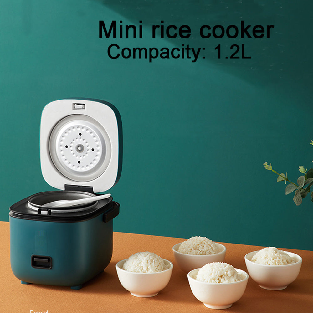 1.2L Mini Electric Rice Cooker & Food Steamer - Multifunction Cooking Pot for Rice, Soup & Meal Prep | Perfect for Dorms, Offices & Small Kitchens
