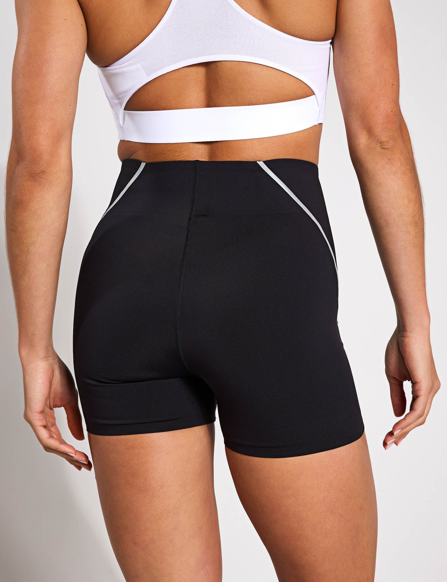 Luna Women's High Waist Yoga Shorts - Black | Comfortable Workout & Lounge Shorts for Yoga, Running, and Home Wear