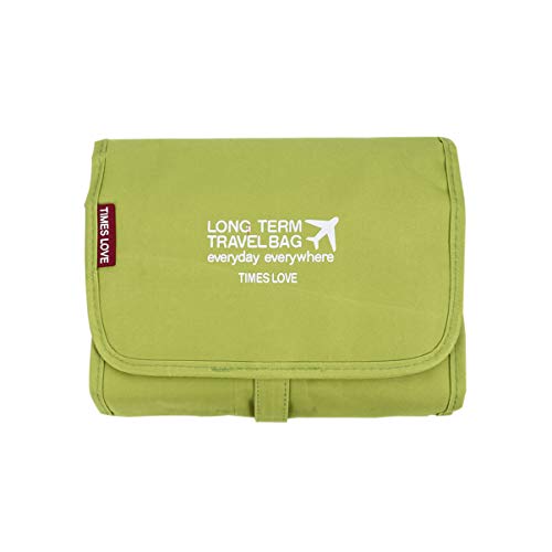EXCEART Hanging Toiletry Bag for Travel - Waterproof Cosmetic Organizer with Multiple Pockets - Perfect for Bathroom, Camping & Airplane Carry On