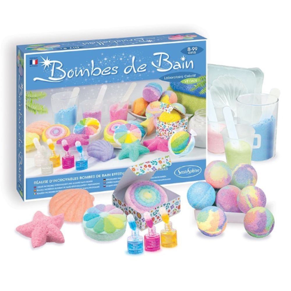 Sentosphere Bath Bomb Making Kit – DIY Spa Gift Set for Kids & Adults – Perfect for Relaxation, Birthday Gifts & Home Spa Nights