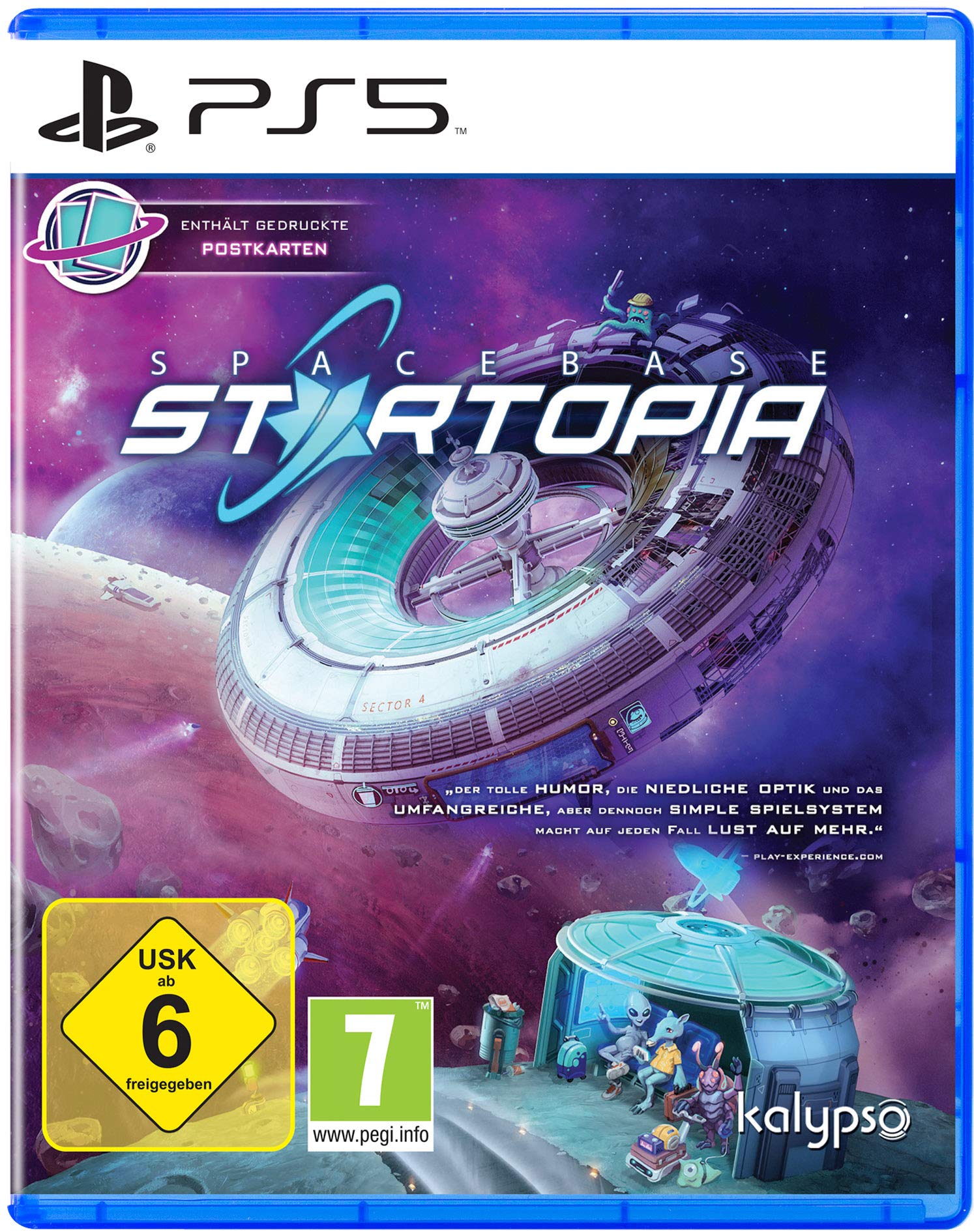 Spacebase Startopia - PS5 Game | Sci-Fi Strategy Simulation | Build & Manage Space Stations | Perfect for Sci-Fi Fans & Strategy Gamers | Great for Solo Play & Multiplayer Fun