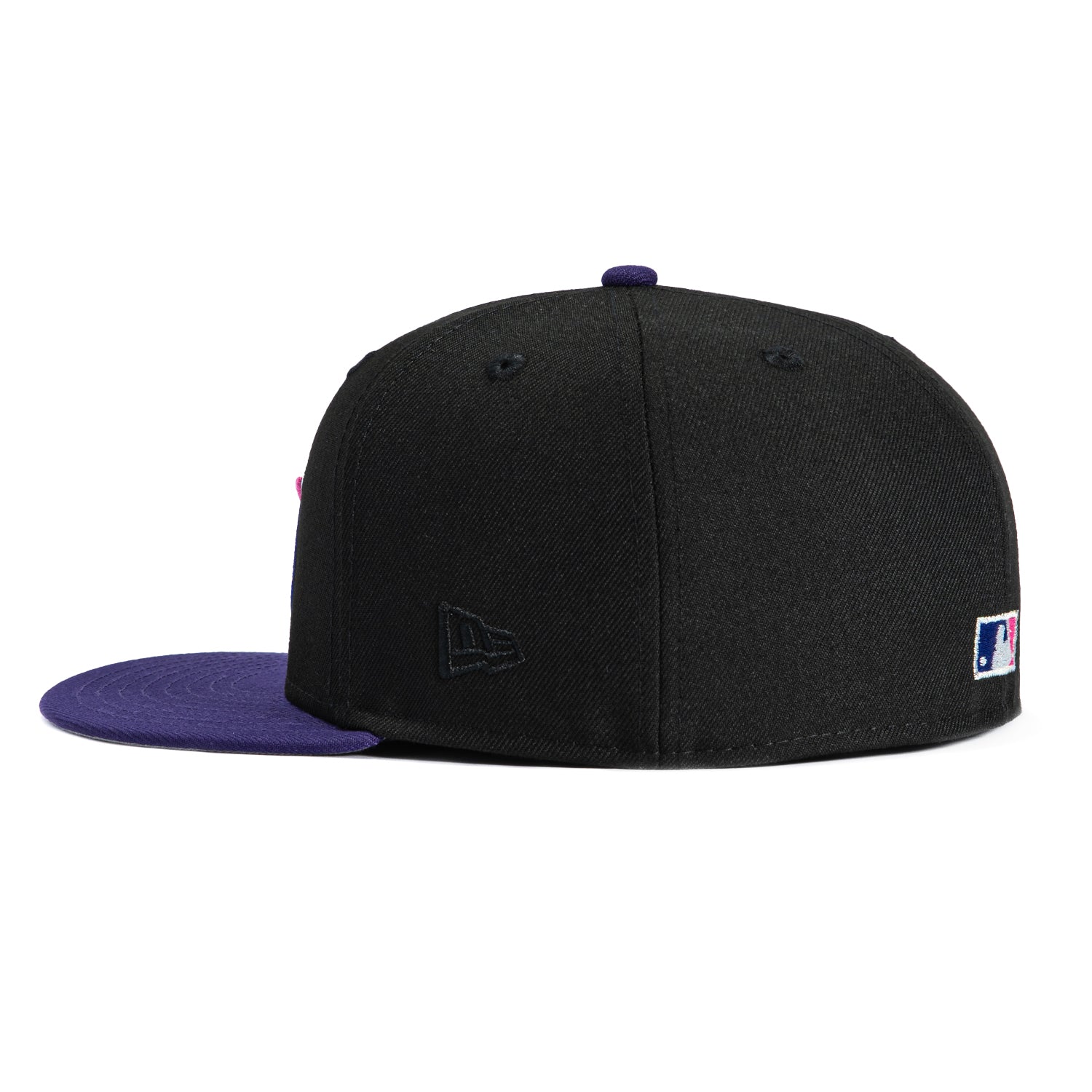 New Era 59Fifty Houston Astros 1997 BP Hat with Minute Maid Park Patch - Black, Purple, Magenta Colors | Official MLB Baseball Cap for Fans & Collectors | Perfect for Games, Tailgating & Streetwear Fashion